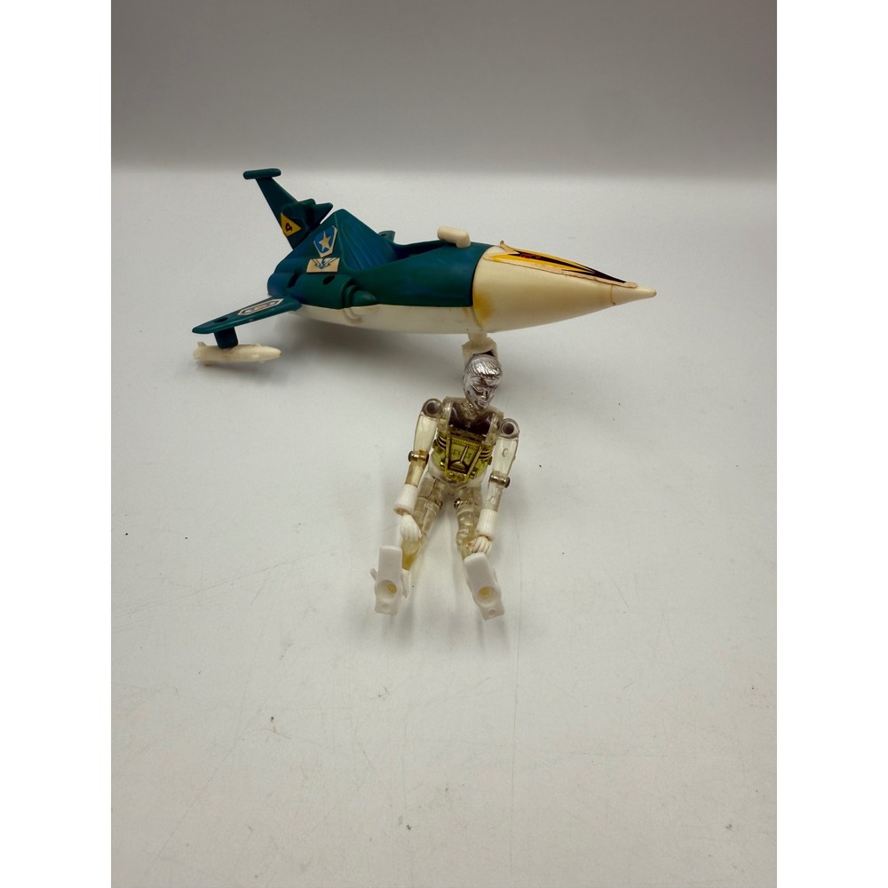 Vintage 1976 Mego Micronauts Galactic Warrior Figure Photon Fighter Jet READ